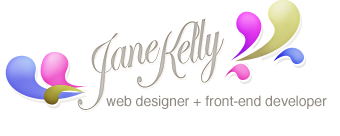 Jane Kelly, web designer and front-end developer